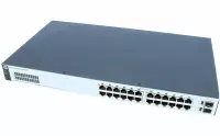 HPE 1820-24G - Commutateur - Géré - 24 x 10/100/1000 + 2 x Fast Ethernet/Gigabit SFP Montable sur rack – Image 2